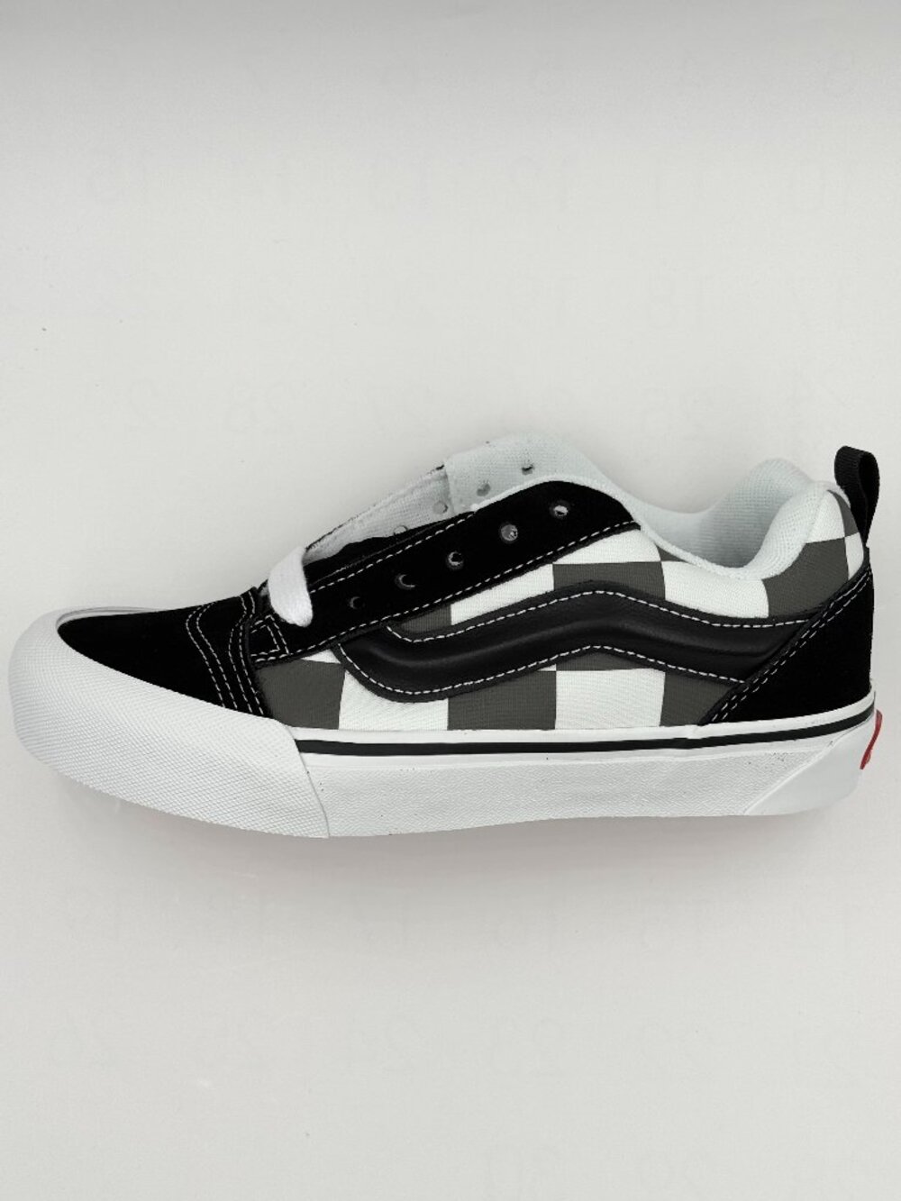 Vans Knu Skool Mega Check Gray/Black - Brand New